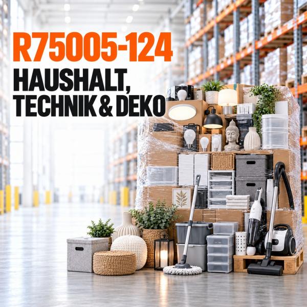 Neuwarenpalette R75005-124 | Haushalt, Technik und Deko | 144 Teile