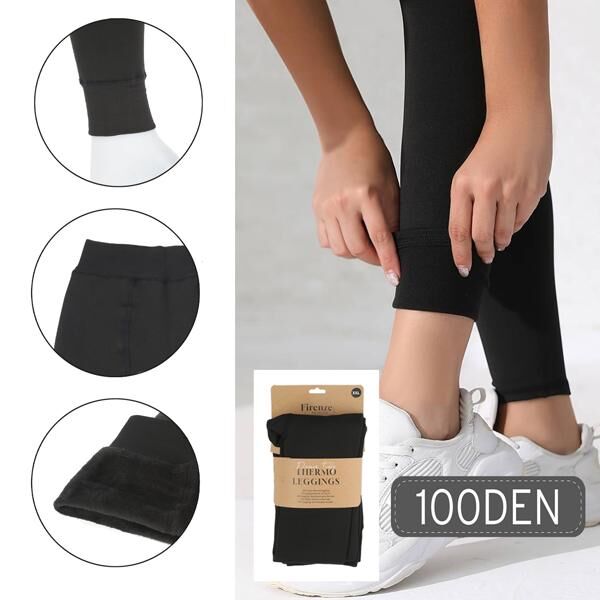 Damen Leggings Thermo Teddy