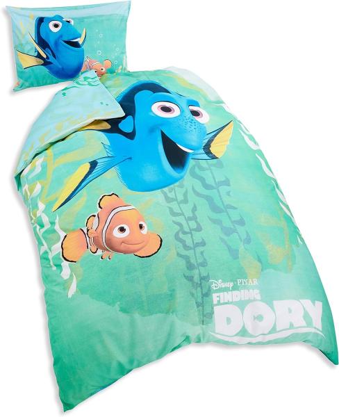 Disney Findet Dorie - Wendebettw&auml;sche - 50 x 70 / 160 x 210 cm