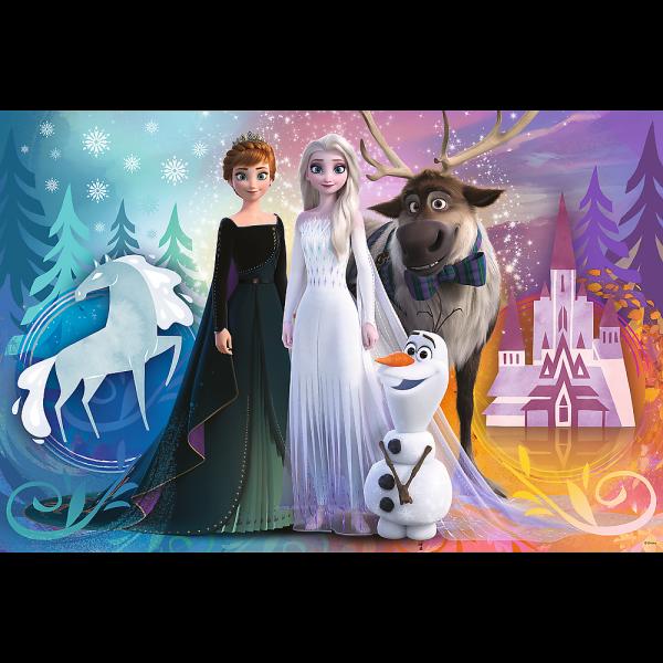 Disney Frozen 2 - Primo Super Maxi Puzzle 24 Teile und Malvorlage
