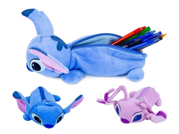 Disney Stitch - Pl&uuml;sch Federtasche - 2-fach sortiert - 24 cm