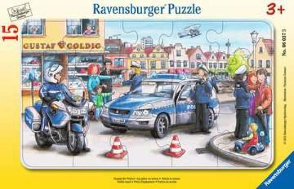 Einsatz der Polizei - Rahmenpuzzle - 15 Teile