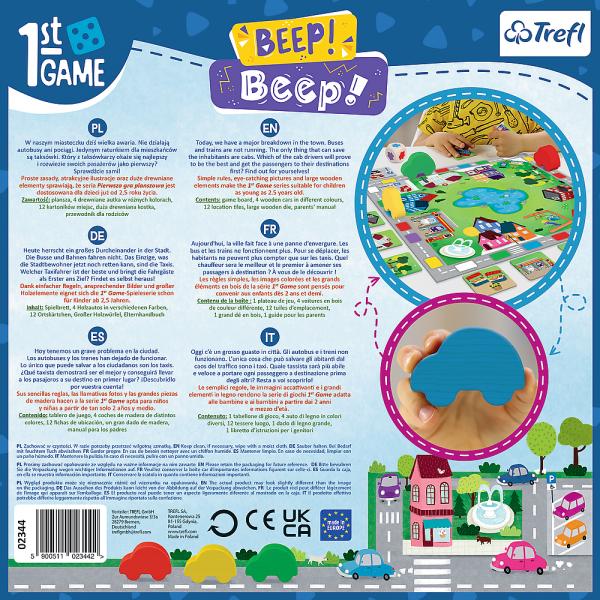 Erstes Spiel - Beep! Beep! - Brettspiel