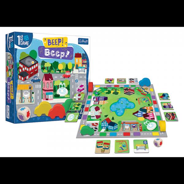 Erstes Spiel - Beep! Beep! - Brettspiel
