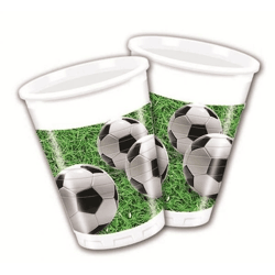 FOOTBALL PARTY - 8 Plastic Cup 200 ml