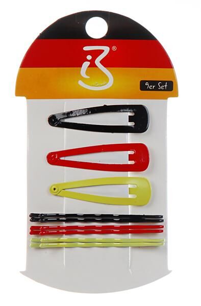 Haaraccessoires "Deutschland", 9er Set