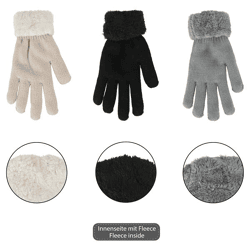 Handschuhe Damen Fell 3/s