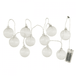 J-Line LED-Lichterkette, batteriebetrieben, 165 cm