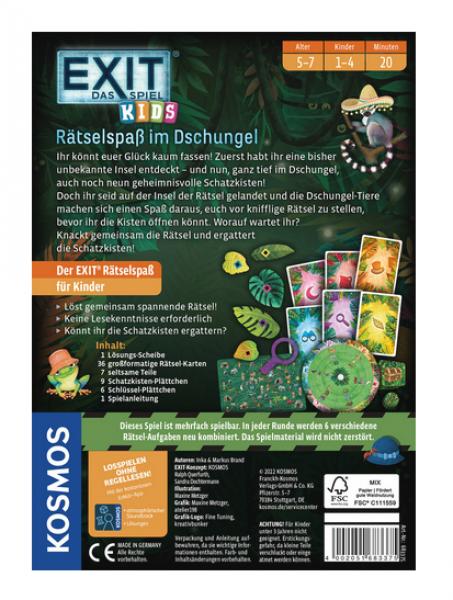 Kosmos 683375 - EXIT&reg; Kids R&auml;tselspa&szlig; im Dschungel