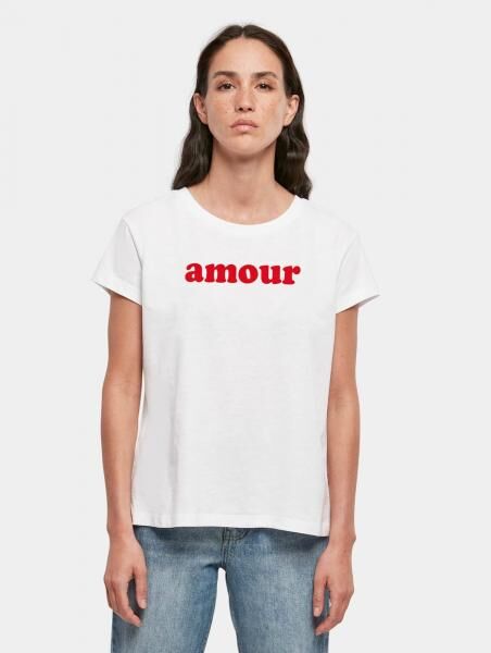 l&auml;ssiges Days Beyond Damen T-Shirt 140 g/m&sup2; mit Baumwolle Wei&szlig;