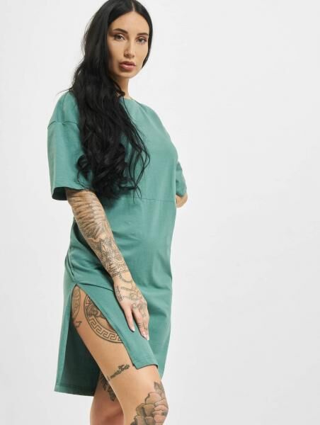 l&auml;ssiges Urban Classics Damen T-Shirt Oversize 180 g/m&sup2; mit Baumwolle Gr&uuml;n