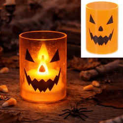 LED Kerze Halloween, ca. 6cmH