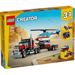 LEGO® 31146 Creator - Tieflader mit Hubschrauber (270 Teile)