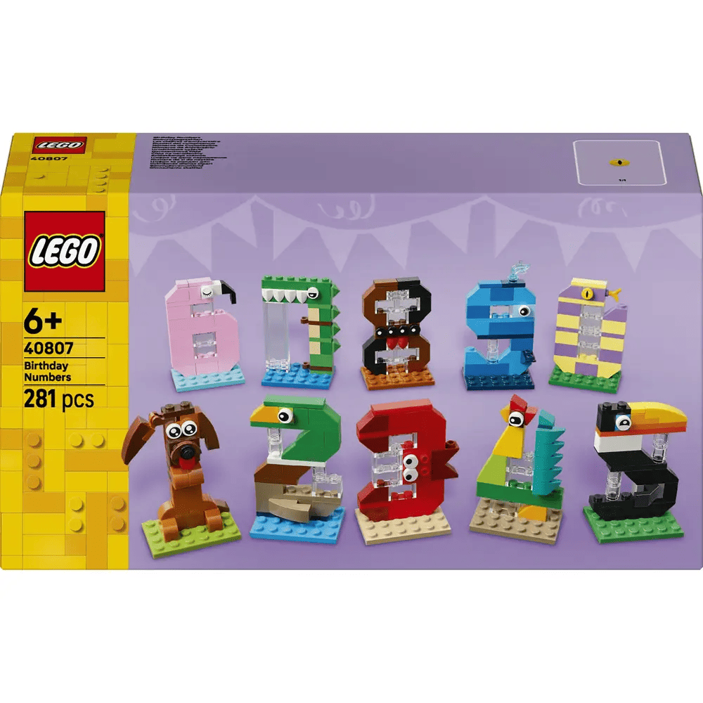 LEGO&reg; 40807 Seasons and Occasions - Geburtstagszahlen (281 Teile)