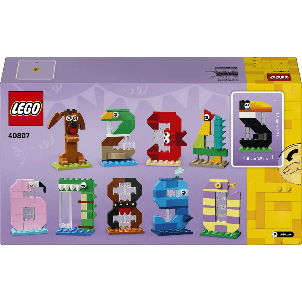 LEGO&reg; 40807 Seasons and Occasions - Geburtstagszahlen (281 Teile)