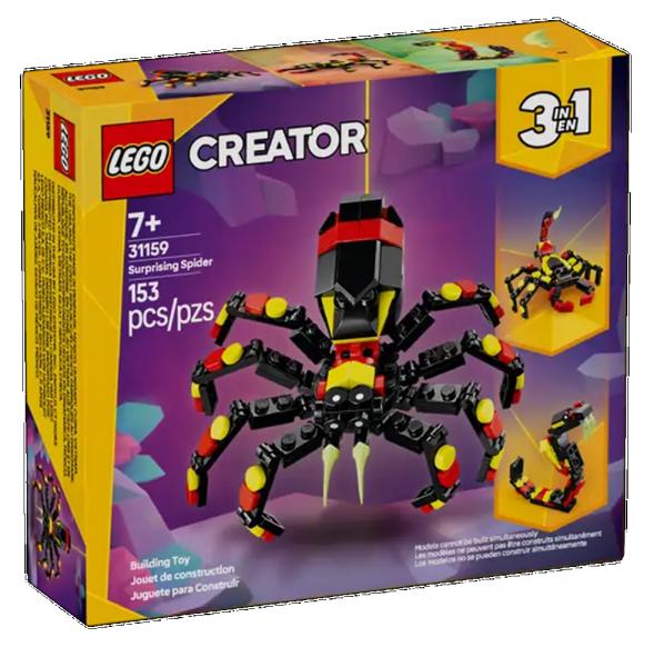 LEGO&reg; Creator 31159 - Wilde Tiere: &Uuml;berraschungsspinne (153 Teile)