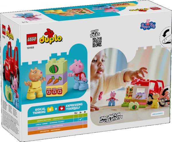 LEGO&reg; DUPLO&reg; 10468 Peppa Pig - Traktor und Marktstand (18 Teile)