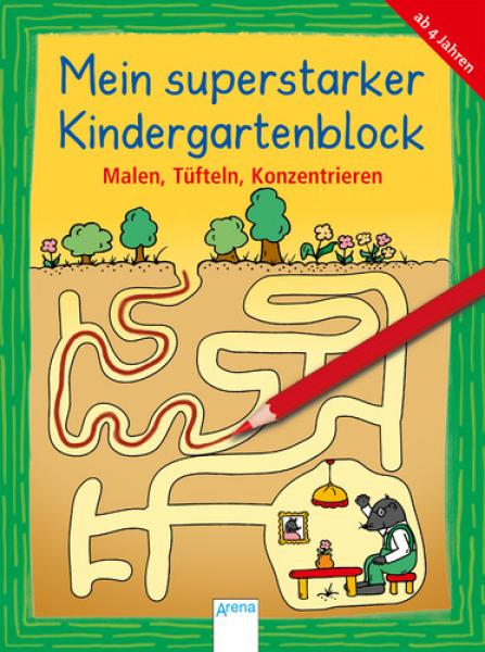 Malen, T&uuml;fteln, Konzentrieren  - Buch
