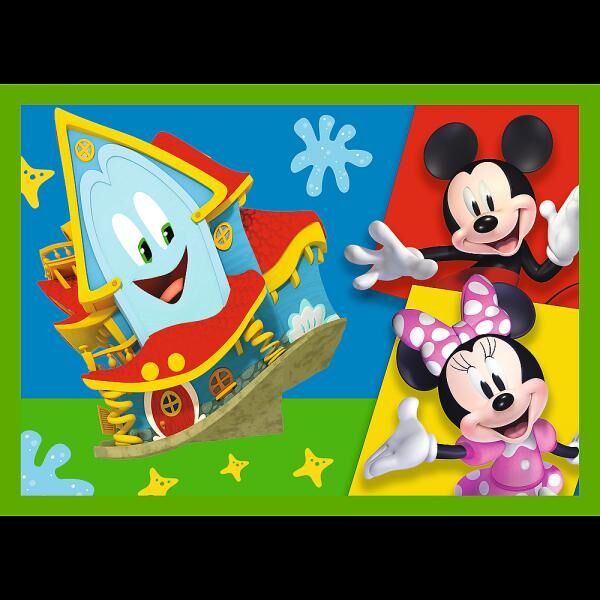 Mickey Mouse und Freunde - 4 in 1 Puzzle 12,15, 20, 24 Teile