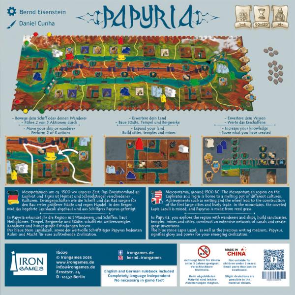 Papyria - Brettspiel