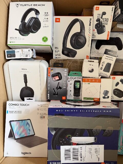 PREMIUM ELECTRONICS AND MIXED TECH – AMAZON RETURNS FOR RESALE – 75% BELOW RETAIL – UNTESTED – €16.71/ITEM - €43.80/KG - P02916-2, EL