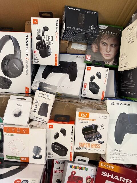 PREMIUM ELECTRONICS AND MIXED TECH – AMAZON RETURNS FOR RESALE – 75% BELOW RETAIL – UNTESTED – €16.71/ITEM - €43.80/KG - P02916-2, EL