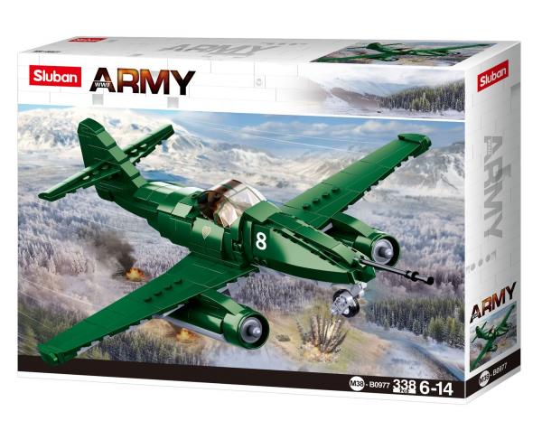 Sluban M38-B0977 - Army Battle of Budapest - Kampfflugzeug