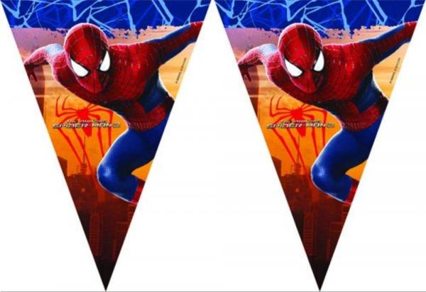 Spiderman - Plastik Flaggen Banner