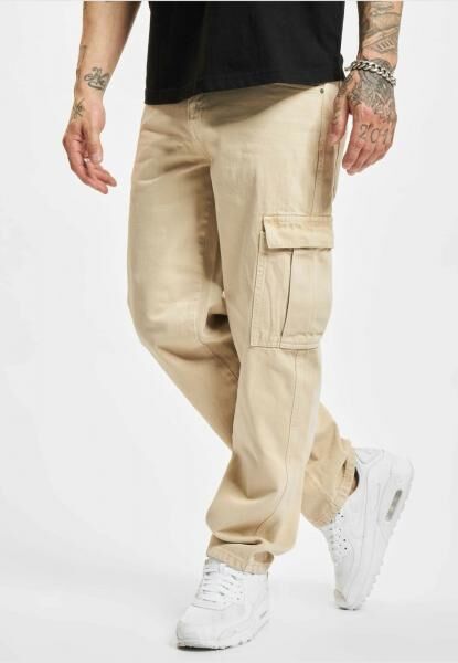 stylische Dangerous DNGRS Herren Jeans Rei&szlig;verschluss mit Baumwolle Beige