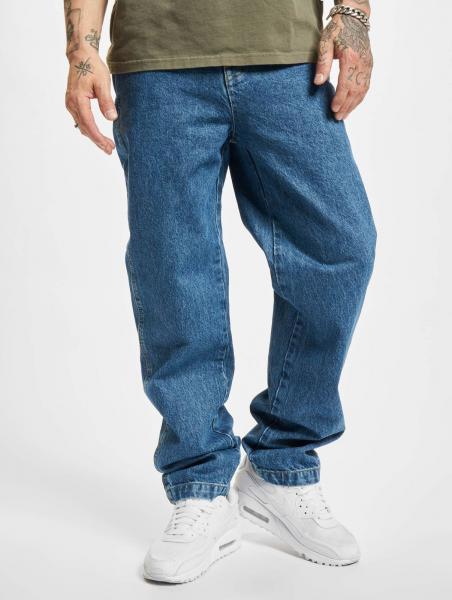stylische Dangerous DNGRS Herren Jeans Rei&szlig;verschluss mit Baumwolle Blau