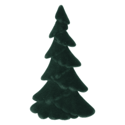 Tannenbaum, Samt, M, ca.14x24cm