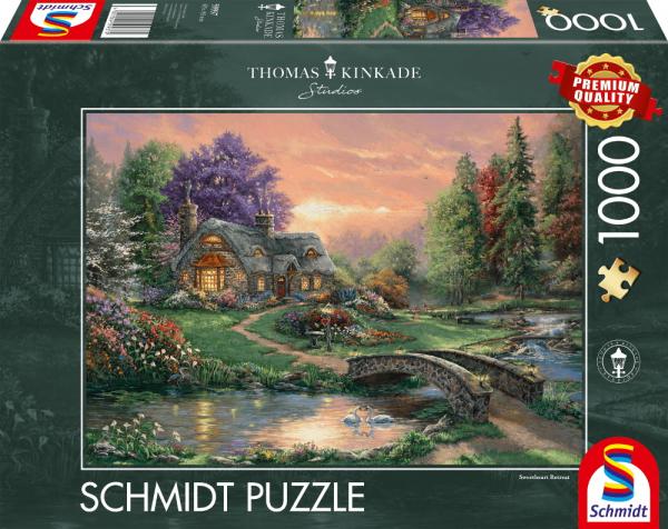 Thomas Kinkade - Sweetheart Retreat - 1000 Teile Puzzle