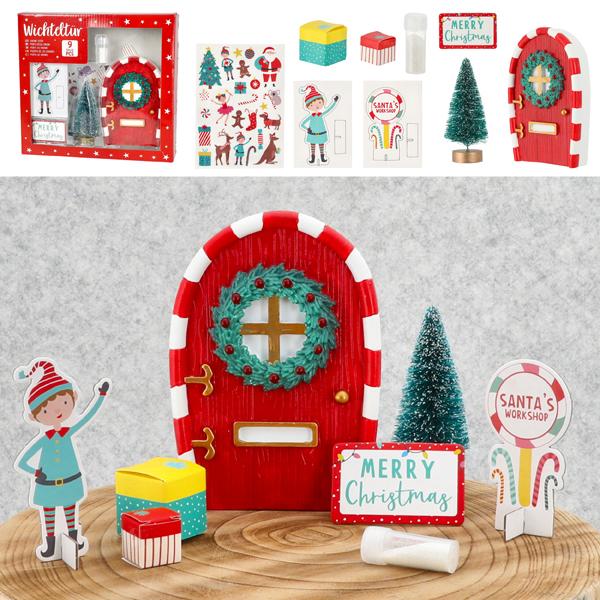 Wichtelt&uuml;r, DIY Set, 9tlg