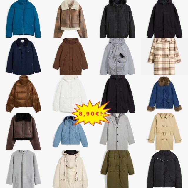 Ab 8,90 €/Stück Herren- und Damenjacken und Mäntel Kategorie A, Herbst-Winter-Mix aus deutschen Katalogen, Neuware ab Lager