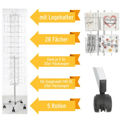 Bodendrehständer für Servietten