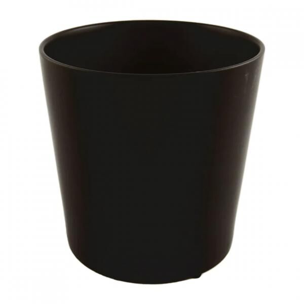 D&M Blumentopf „Basic“, schwarz, 16,5 cm