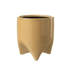 J-Line Blumentopf Helia S, braun, 14 cm