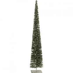 J-Line-Weihnachtsbaum mit Schnee, grün, 79 cm