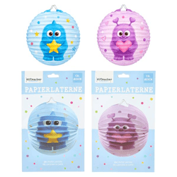 Papier Laterne, Mutmacher, 2/s, ca.23cmD