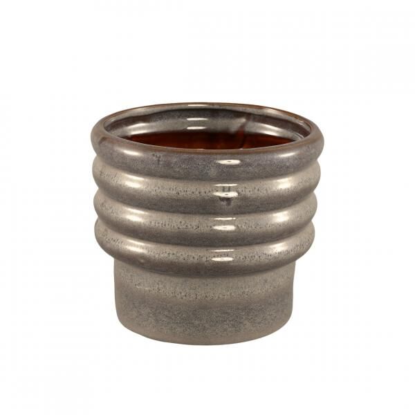 PTMD Melisa XS Flower Pot, Taupe, 11 cm