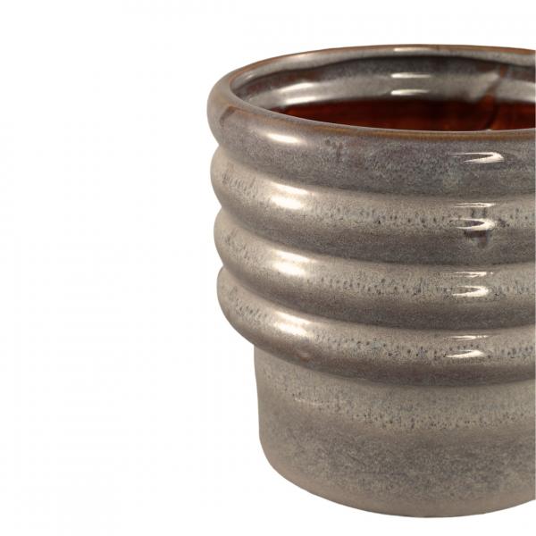 PTMD Melisa XS Flower Pot, Taupe, 11 cm