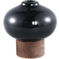 PTMD vase Fleure dark blue 14 cm