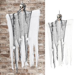 Grim Reaper, white, approx. 100 cm tall