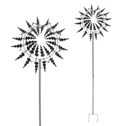 3D Windmill, Magic, black, approx. 100 cm H