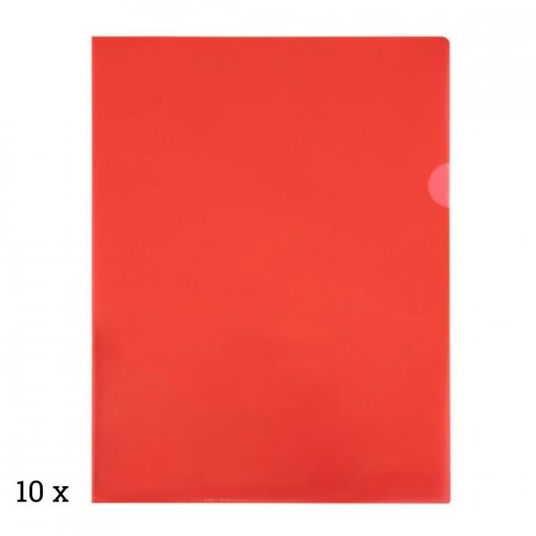 Sichtmappe, L-Modell, blau, A4, 10 Stück