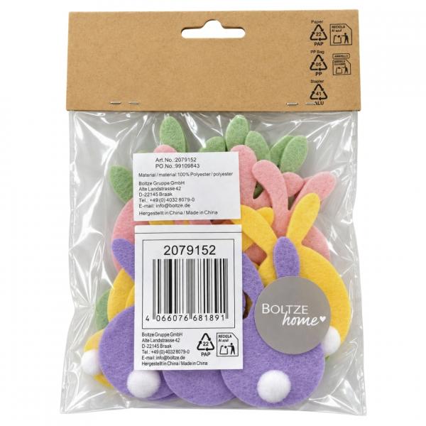 Boltze Tischkonfetti „Hase“, 12 Stück