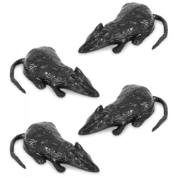 Decorative mice - 4 pieces - 5 cm