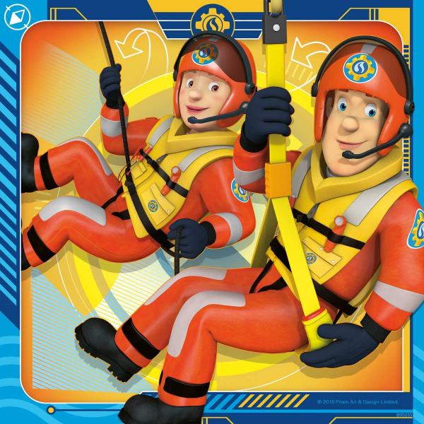Feuerwehrmann Sam - Puzzle 3x49 Teile