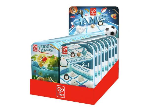 Hape - Classic pocket games (16 pieces)