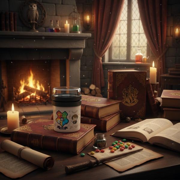 Harry Potter To Go Hogwarts 500ml Isolierte Lunchbox mit Deckel f&uuml;r warme & kalte Mahlzeiten Grau